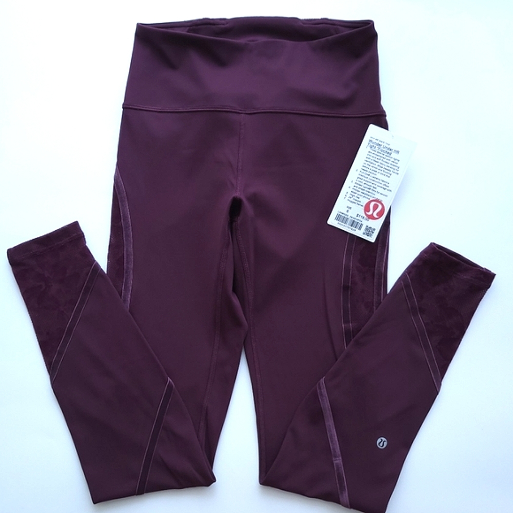 🍋NWT Lululemon Wunder Under High-Rise Tight* Flocked 28" - Picture 5 of 13